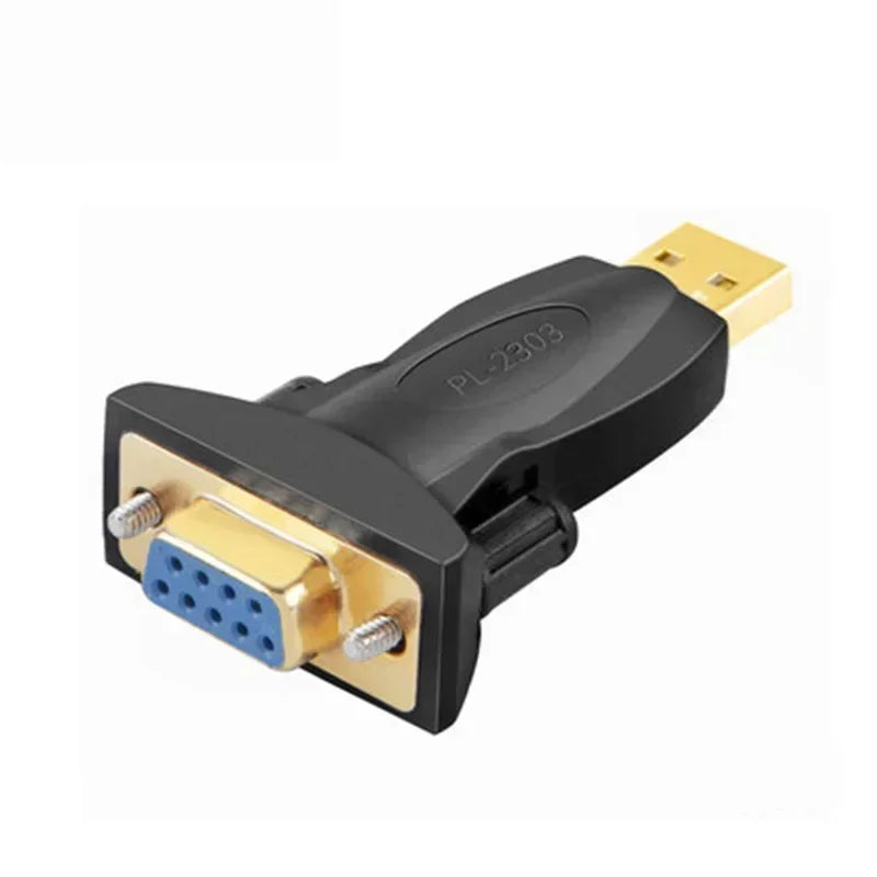 USB to DB9 RS232 Serial Adapter Gold Plated – FTDI PL2303 USB Serial Adapter Qme PL2303 Female 50mm