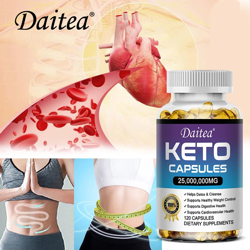 Keto BHB Capsules – Ketone Support, Metabolism & Energy Keto Supplement Capsules Qst