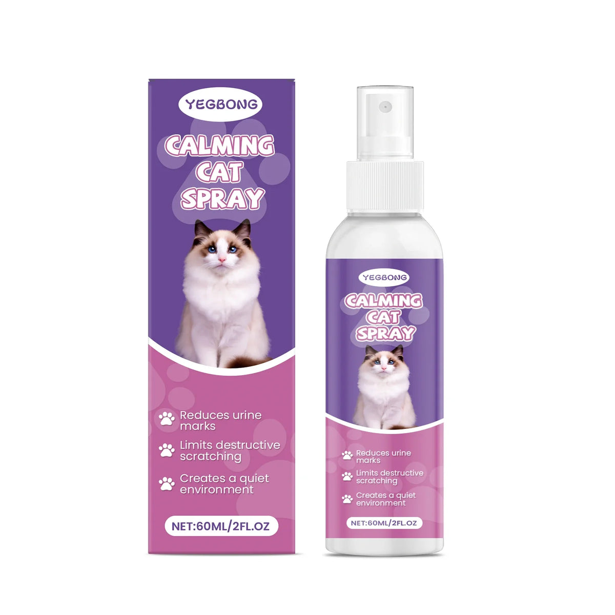 Natural Pet Calming Spray – Soothing & Anti-Scratch Formula Pet Calming Spray Qme