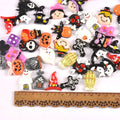 Halloween Resin Flatback Embellishments – DIY Craft Cabochons Craft Embellishments Qme mixed 10pcs