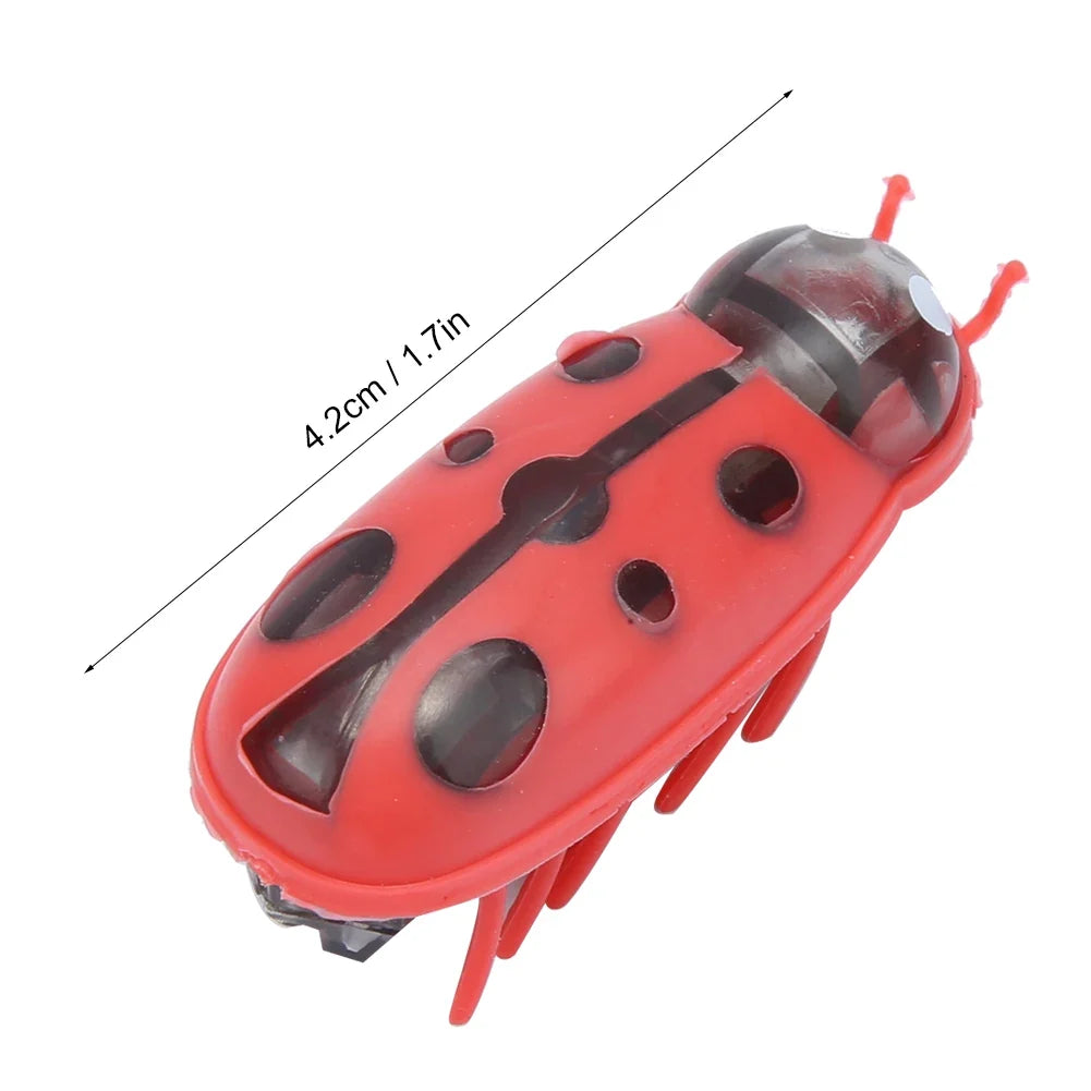 Electric Ladybug Cat Interactive Toy – Auto Walking Bug Interactive Cat Toy Qme