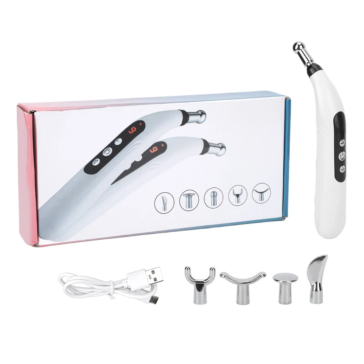Electronic Acupuncture Pen 9-Gear Microelectronics Acupoint Pen Acupuncture Pen Qme