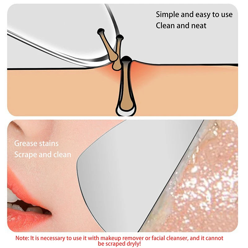 Stainless Steel Gua Sha Scraper – Facial Massage & Skin Tool Facial Massage Tool Qst