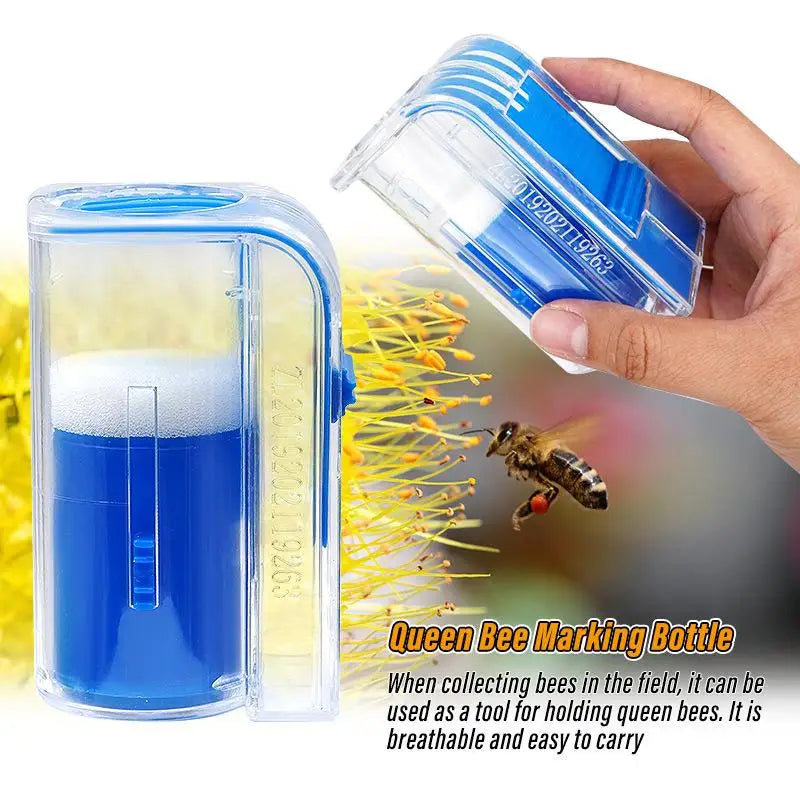 Queen Bee Marking Bottle & Cage Catcher Tool | Beekeeping Beekeeping Marking Tool Qme