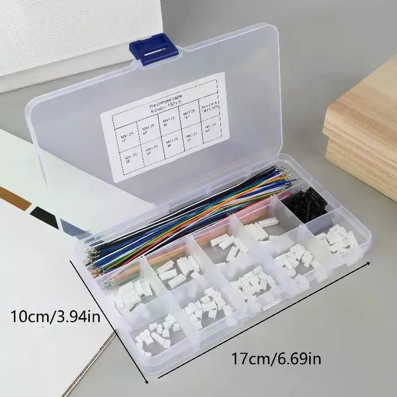 1.25mm Pitch Pre-Crimped Connector Socket Plug Wire Kit Pre-Crimped Connector Wire Qme