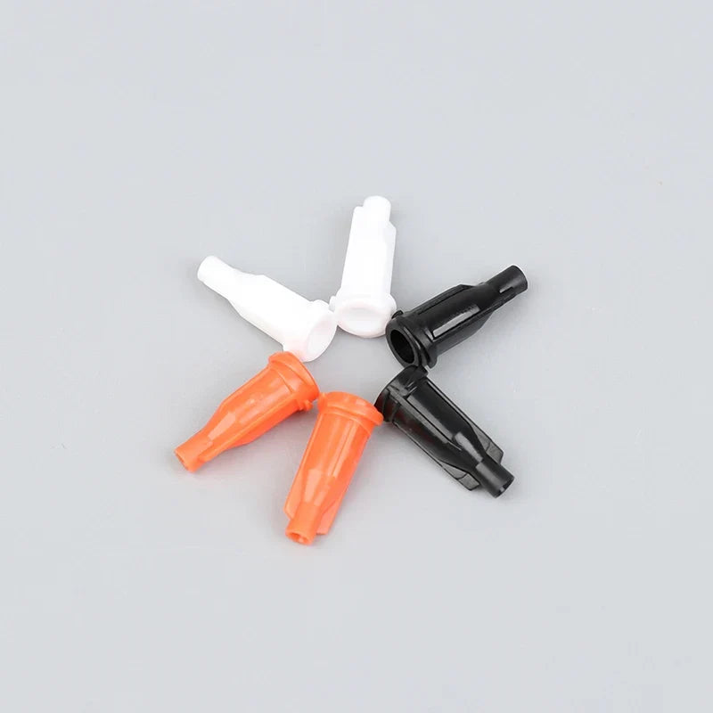 Plastic Syringe Tip Caps – 100 pcs Dispensing Needle Plugs Dispensing Needle Caps Qme