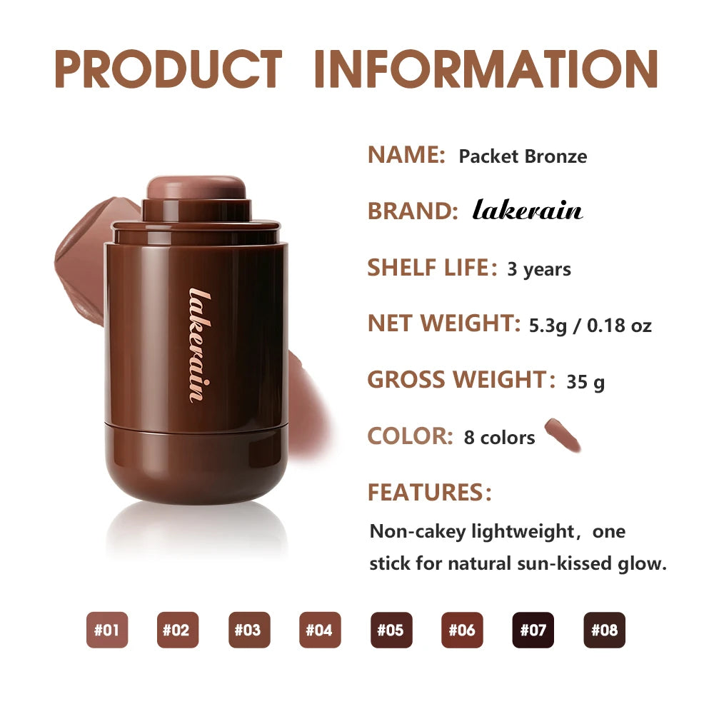 Cream Bronzer Stick – Blendable Face Contour & Bronzing Cream Bronzer Stick Qst