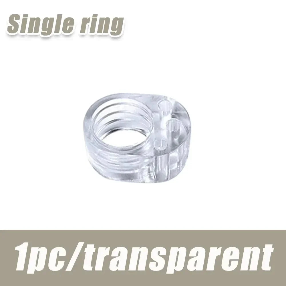 Silicone Cabinet Handle Protection Pads | Clear Anti-Collision Stoppers Door Handle Bumper Pads Qme 1pc-Single ring