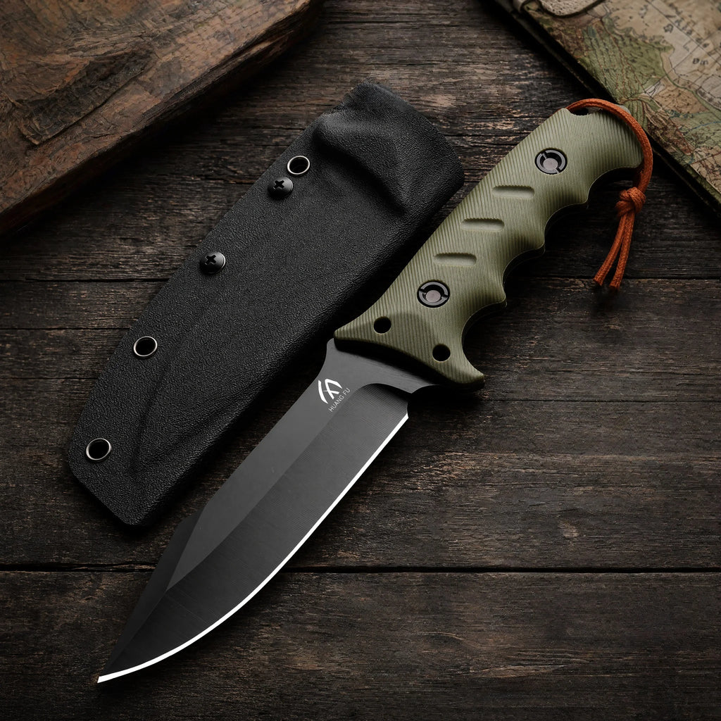 HUANGFU Multifunctional Outdoor Knife – Camping, Hiking & DIY Outdoor Multi Knife Qst langke1