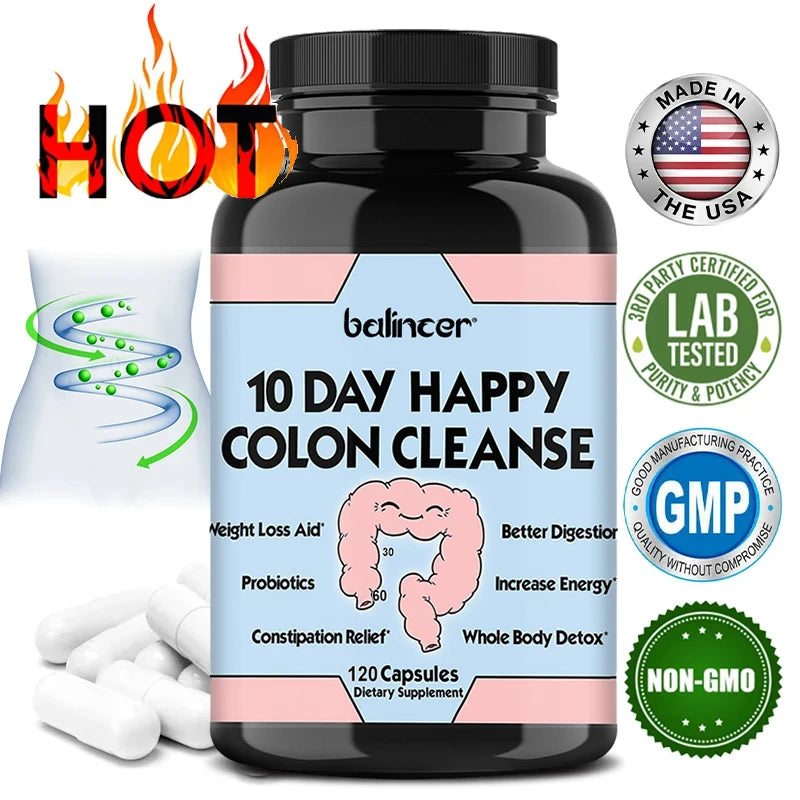 Kenofor Colon Cleanse Capsules – Non-GMO Digestive Support Digestive Supplement Qst