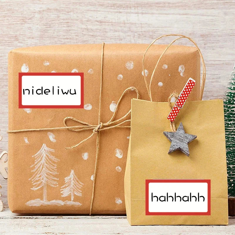 Waterproof Blank Self-Adhesive Removable Label Stickers 250pcs Removable Label Stickers Qme