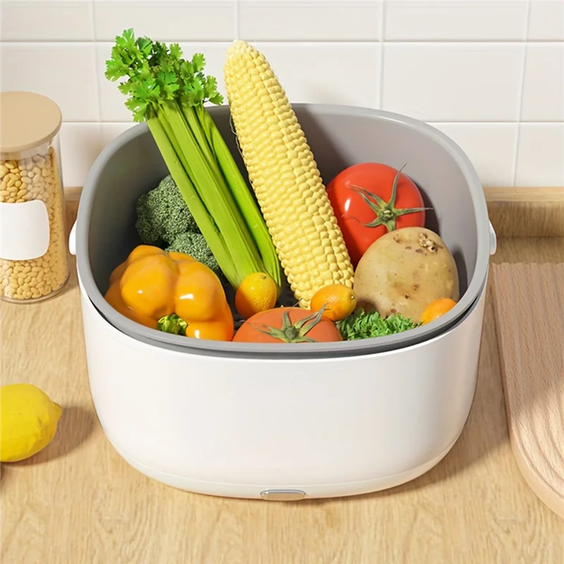 MiLESEEY Ultrasonic Fruit & Vegetable Washing Machine Cleaner Ultrasonic Food Cleaner Qst