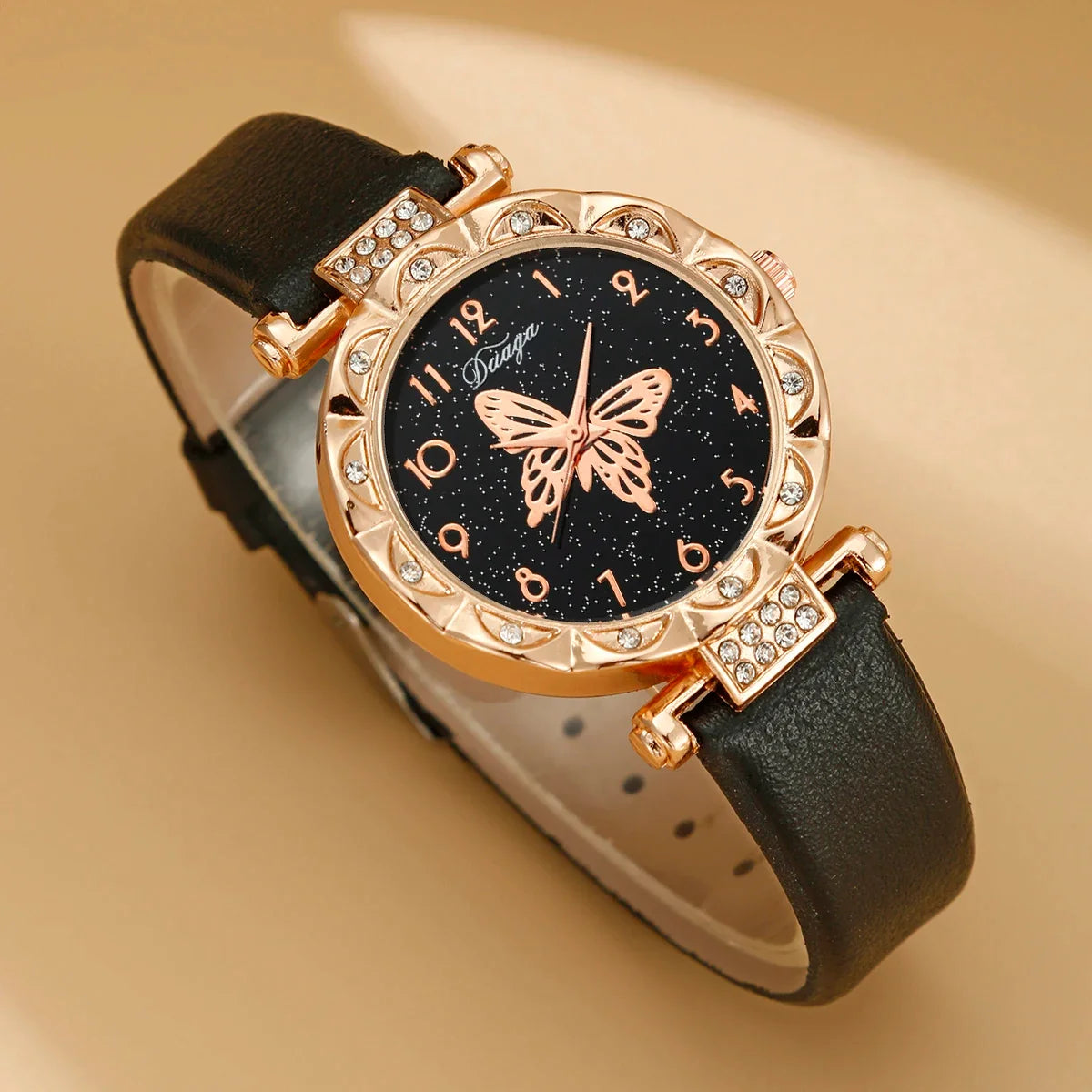Women's Minimalist Butterfly Digital Quartz Watch | Alloy Case Digital Quartz Watch Qme