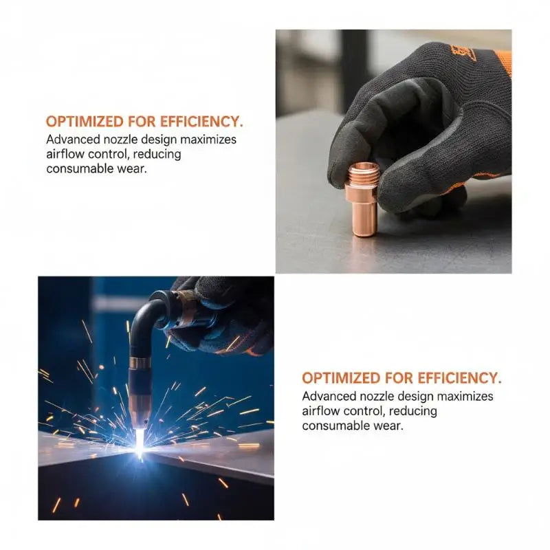 Plasma Cutter Electrodes & Nozzle Tips 1402 1396 Cebora CP70 CB70 Plasma Torch Consumables Qme