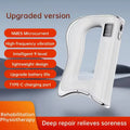 Electric Fascia Massager – Vibrating Muscle Scraper Blade Fascia Massage Tool Qst White