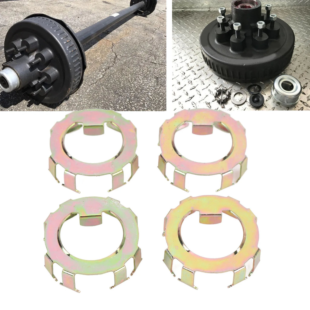 4-Pack Trailer Spindle Nut Retainer – EZ-Lube Dexter 2–8K Axle Trailer Axle Hardware Qme