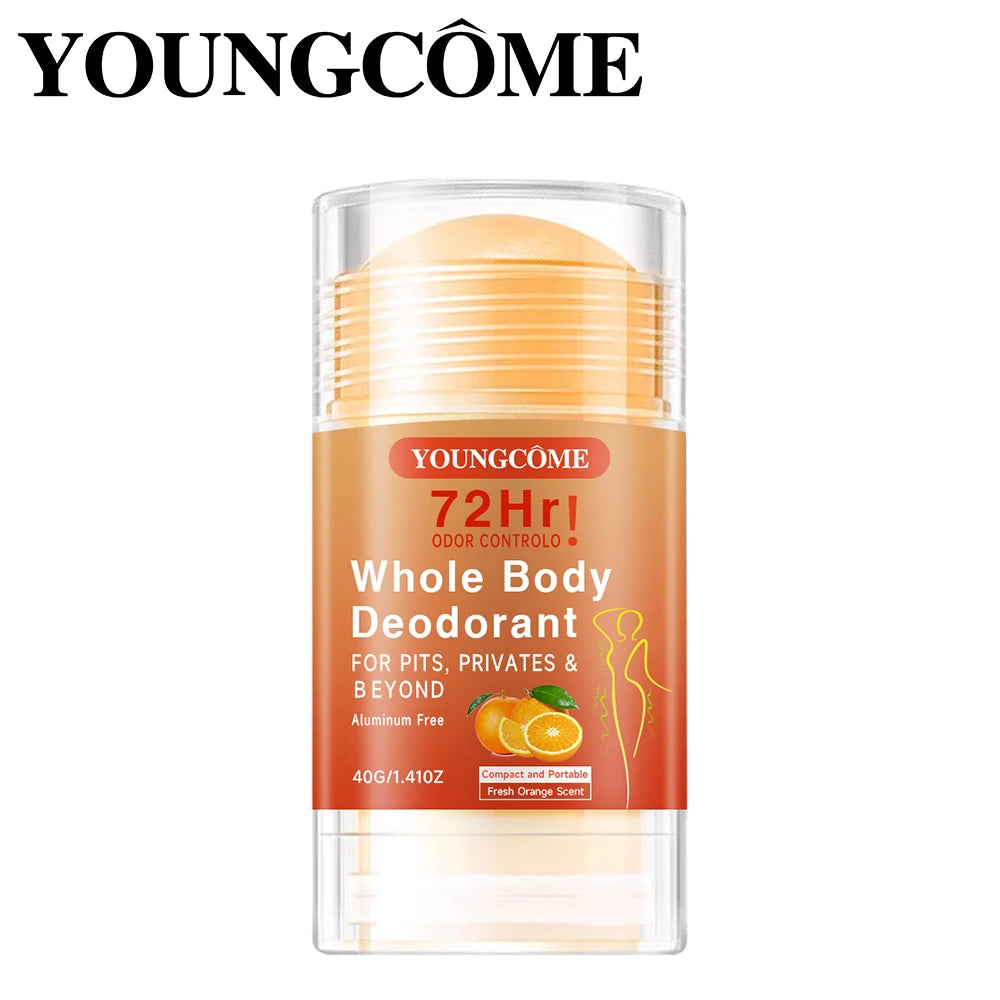 YOUNGCOME 72-Hour Body Deodorant Stick – Unisex, Long-Lasting Deodorant Stick Qst