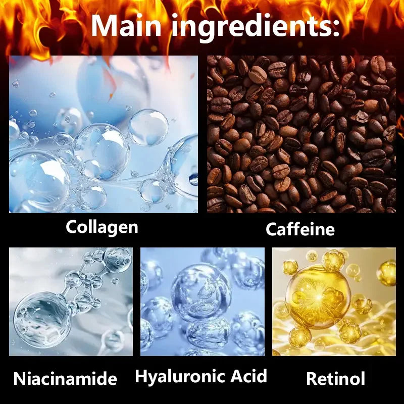 Caffeine Thermal Massage Cream – Firming & Moisturizing Body Firming Cream Qme