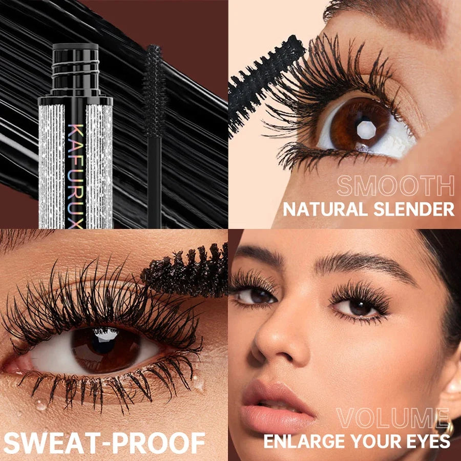 5D Black Lengthening Mascara – Volumizing Lash Extension Brush Lengthening Mascara Qme