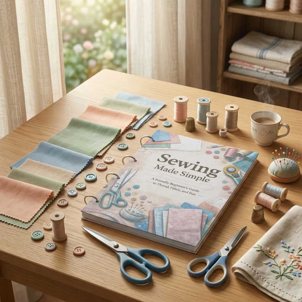 Sewing for Beginners Guide Book – Hand Embroidery Stitches Sewing Guide Book Qme