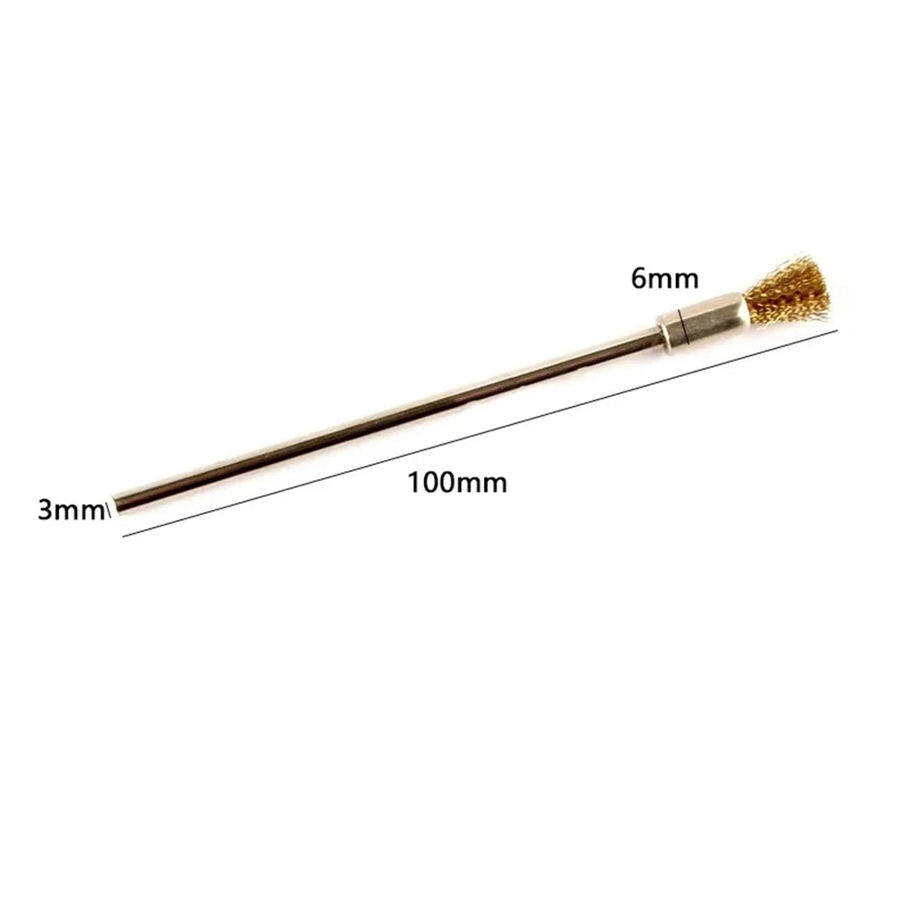 Steel Wire Wheel Brush Set | Rotary Polishing & Cleaning Tool Rotary Wire Brush Set Qme