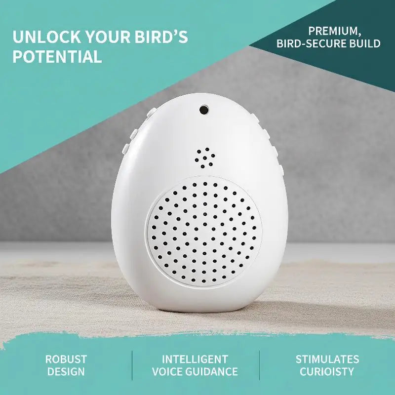 Parrot Speech Trainer – Loop Playback & Multiple Modes Portable Bird Training Device Qme