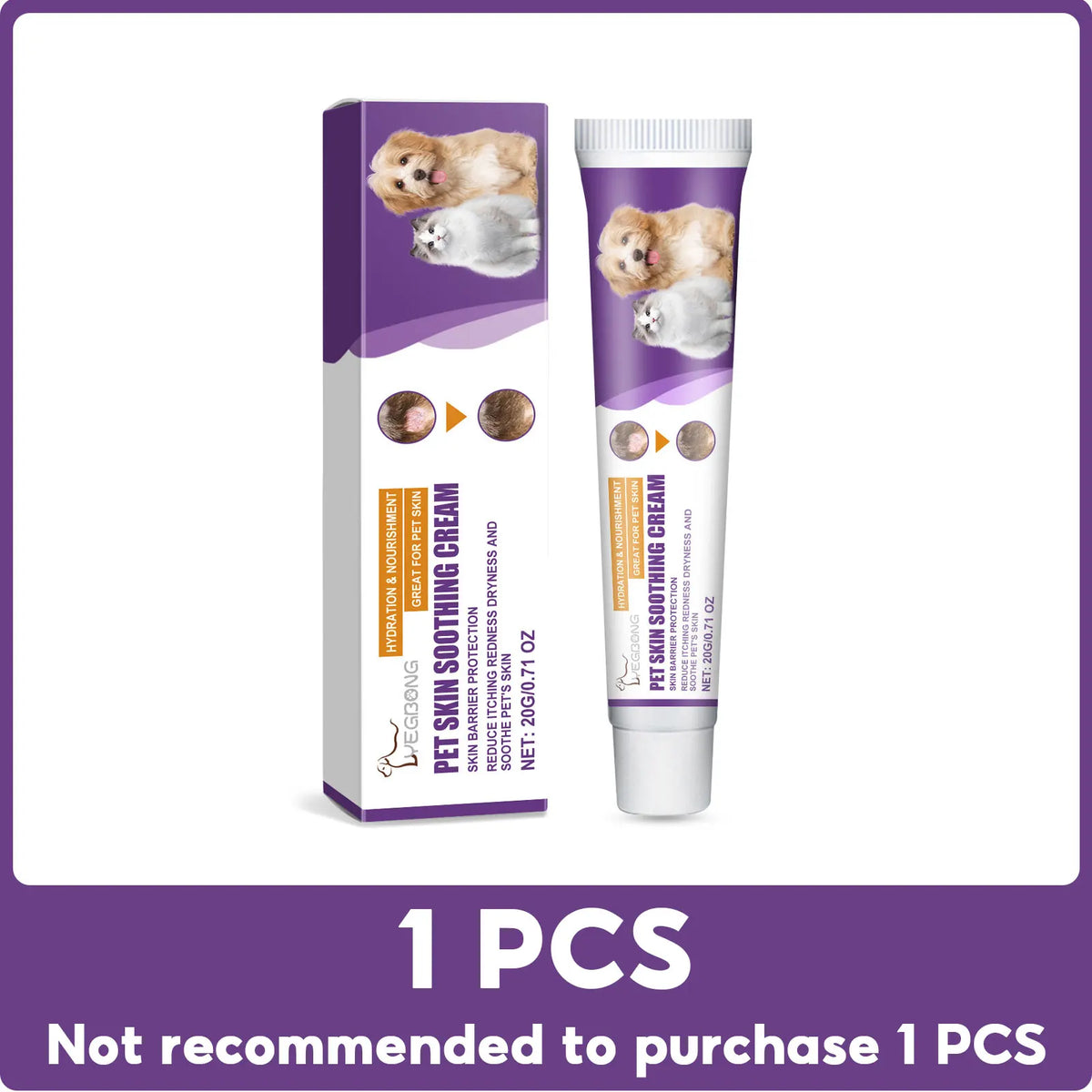 Yegbong Pet Skin Repair Cream – Dog & Cat Moisturizer 20g/40g Pet Skin Cream Qst 20g Boxed
