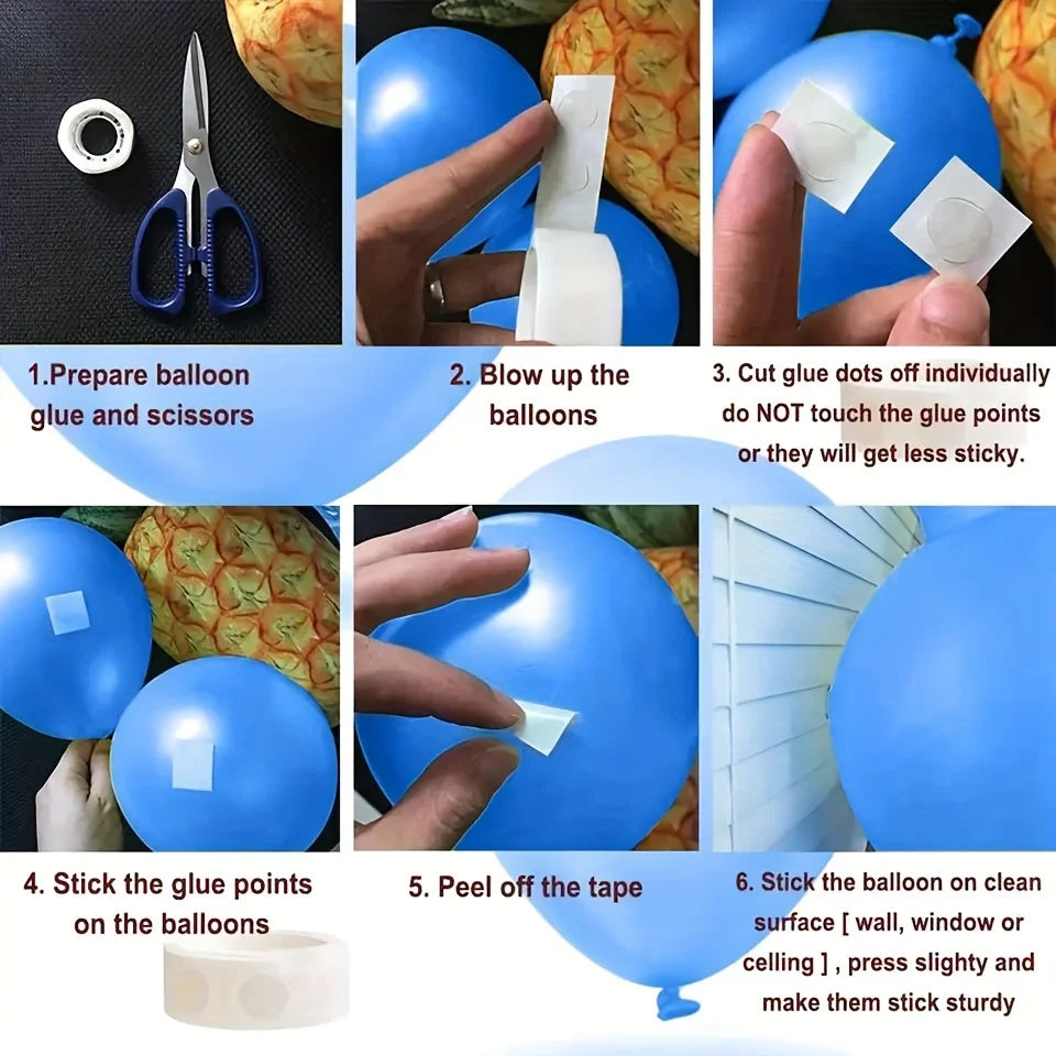 10-Roll Balloon Adhesive Dots – Wedding & Birthday Party Decor Balloon Adhesive Dots Qme
