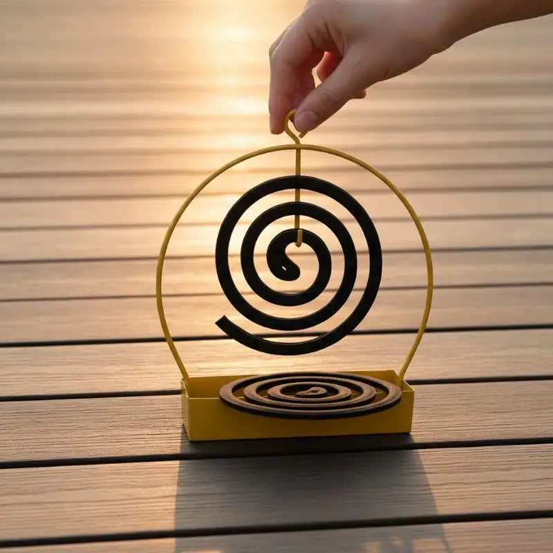 Modern Iron Coil Incense Holder Burner Frame – 4 Colors Incense Coil Holder Qme