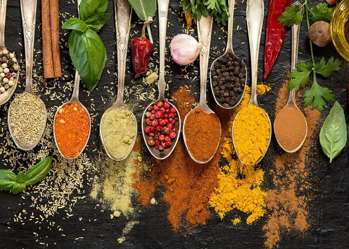 Colorful Spices Canvas Wall Art – Kitchen & Restaurant Decor Canvas Wall Art Qst