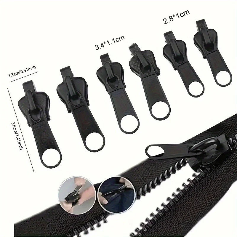 Universal Zipper Repair Kit – No-Sew Slider Replacement Zipper Repair Kit Qme
