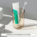 Nordic Transparent Mouthwash Cup – Large Capacity Plastic Bathroom Rinse Cup Qst A4