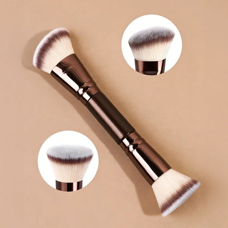 5-Piece Dual-Ended Professional Makeup Brush Set – Travel Makeup Brush Set Qme