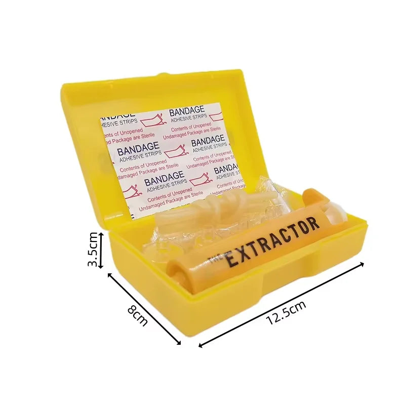 Venom Extractor Pump – Outdoor Snake & Insect Bite First Aid Kit First Aid Kit Qst 1Set Yellow