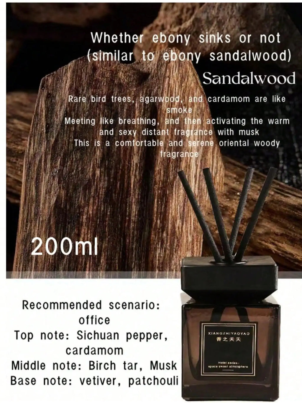 Hotel Grade Flameless Reed Diffuser | Essential Oil Rattan Stick Reed Diffuser Qme