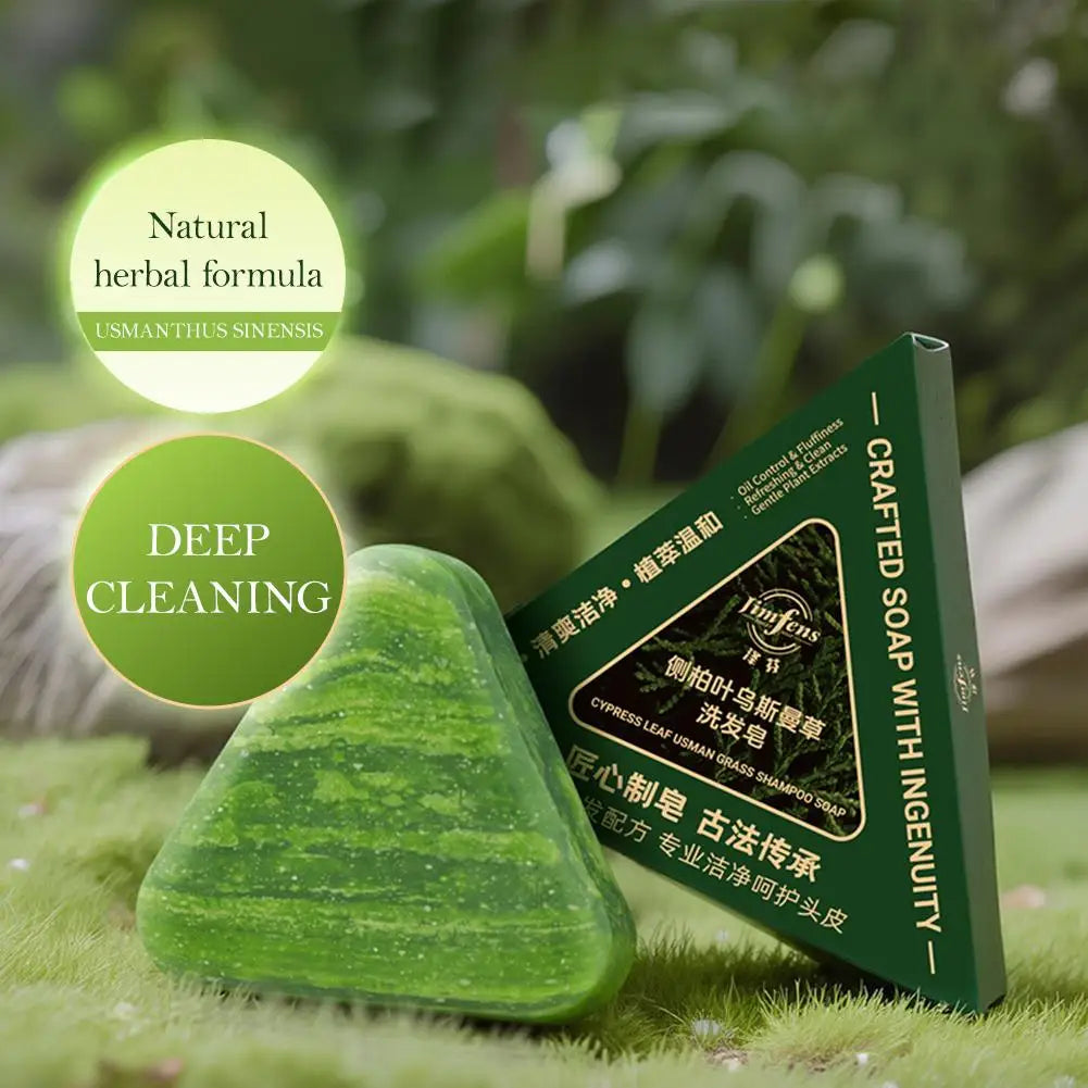 Herbal Polygonum Multiflorum Shampoo Bar – Handmade Hair Care Herbal Shampoo Bar Qme