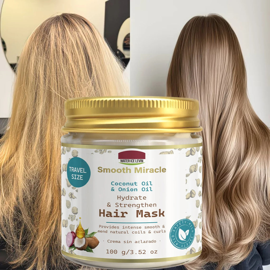 Coconut Onion Oil Hair Mask – Hydrating & Strengthening Treatment Hair Treatment Mask Qme Smoothing & Straightening