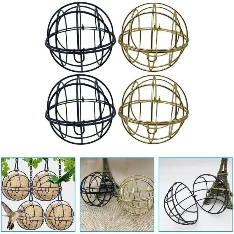 Metal Suet Ball Bird Feeder Hanging Chain – Squirrel Proof Hanging Bird Feeder Qme