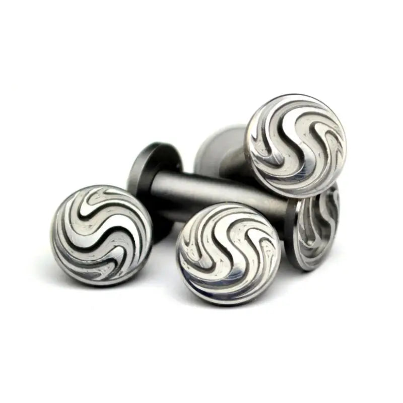 Stainless Steel Knife Handle Screws – 20-Size DIY Knife Making Set Knife Making Hardware Qst Silver 5MM-6