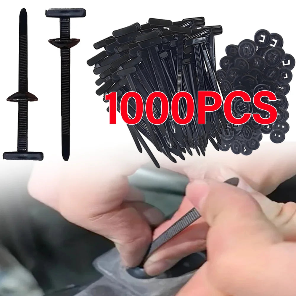 10-Pack Nylon Cable Tie Buckle Fasteners – Heavy-Duty Multi-Use Cable Tie Fasteners Qme
