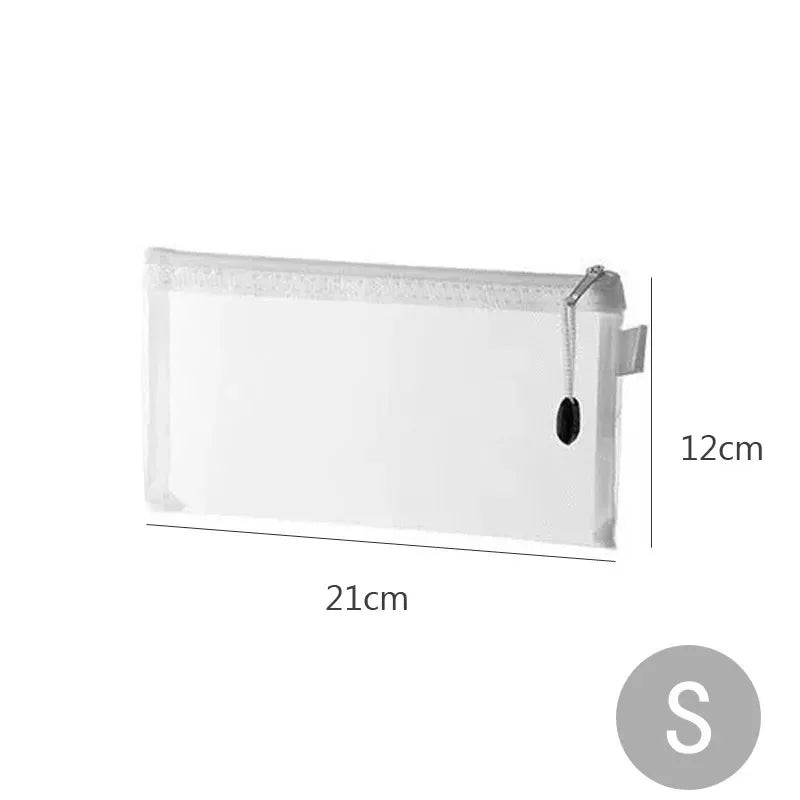 Mesh Zipper Storage Bags for Toys, Blocks & Puzzles | 3 Sizes Zipper Storage Pouch Qme S 1PCS