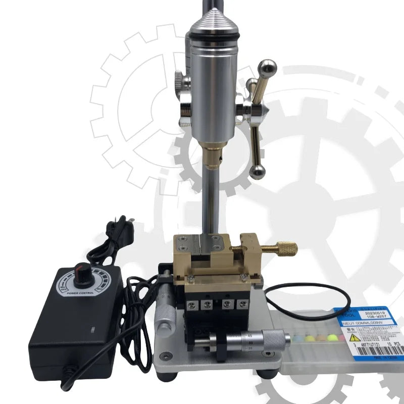 Watchmaker Precision Bench Drill & Crown Punch Tool Set Watchmaker Bench Tool Qme