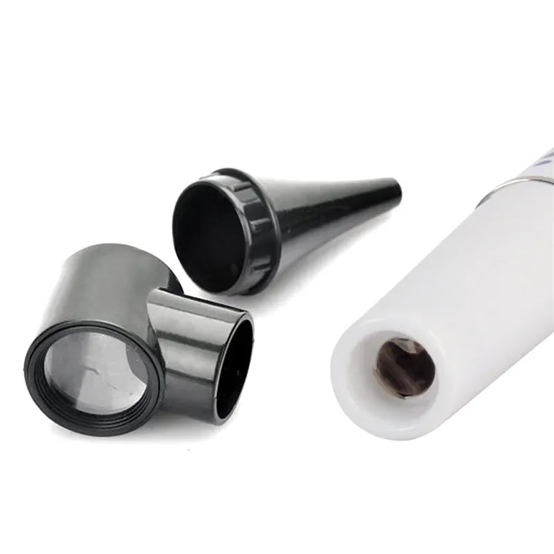 LED Otoscope & Ophthalmoscope Set – 3× Magnification Ear Inspection Diagnostic Otoscope Set Qst