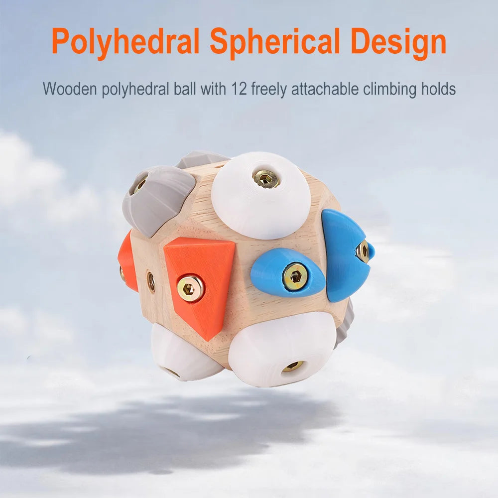 DIY Boulder Ball Climbing Holds – Finger & Grip Strength Trainer Climbing Grip Trainer Qst