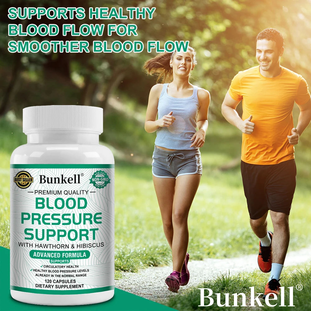 Hawthorn Berry & Hibiscus Capsules – Natural Wellness Supplement Herbal Supplement Qst