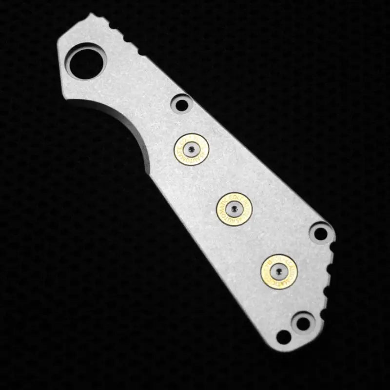 TC4 Titanium Alloy SNG Blade Handle Scale – Stone Washed Knife Handle Scale Qst