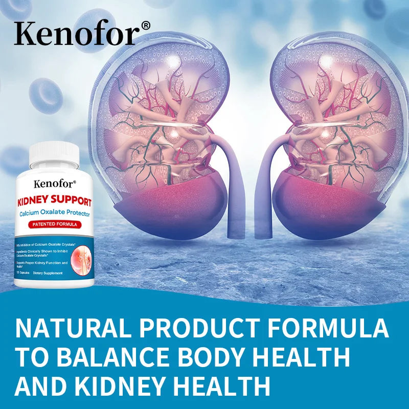 Kidney Support Cleanse Detox Capsules | Urinary Tract Health Herbal Detox Supplement Qst
