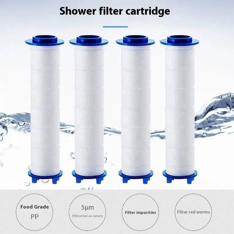 10-Pack Universal Shower Head PP Cotton Filter Replacements Shower Filter Replacement Qst