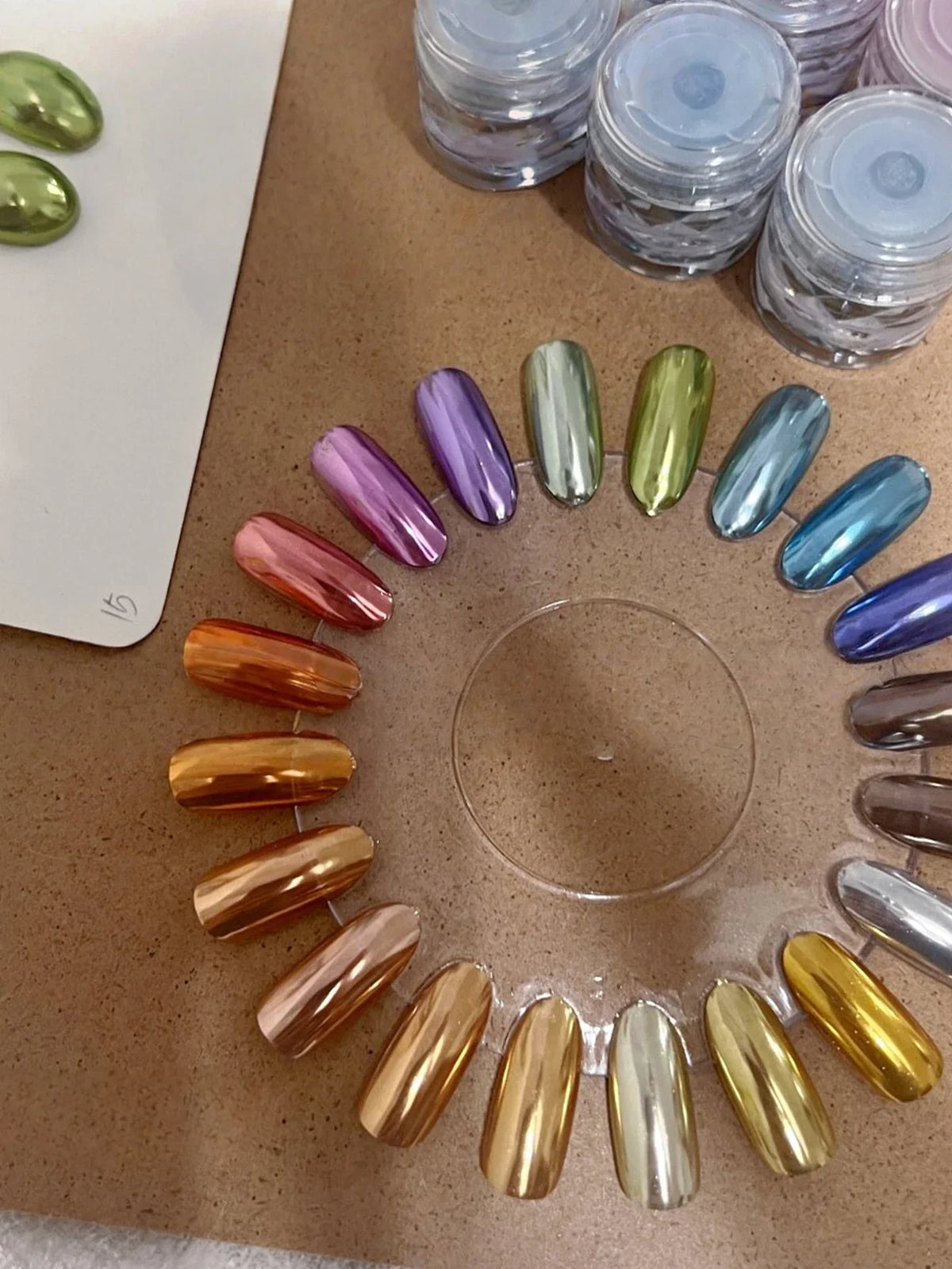 Crystal Mirror Magic Nail Powder – DIY Chrome Nail Art Chrome Nail Powder Qme
