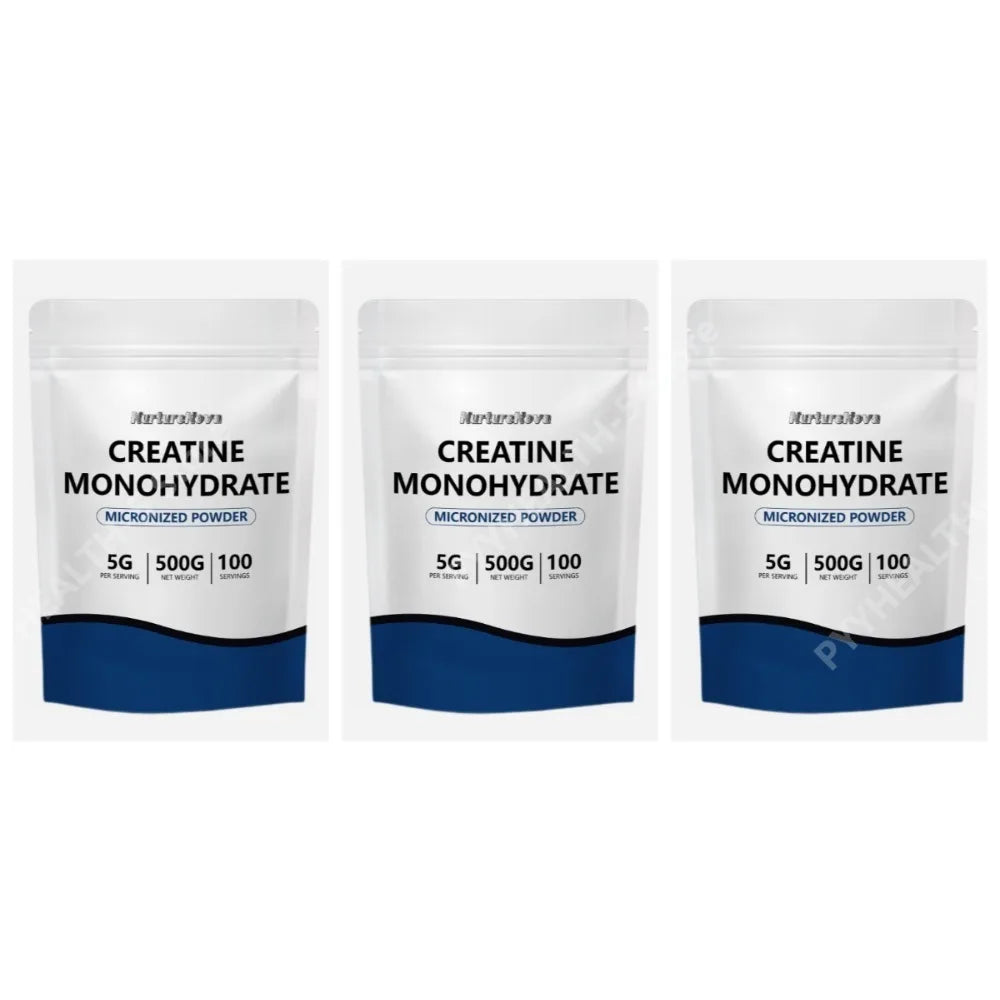 Micronized Creatine Monohydrate Powder 500g | 100 Servings Creatine Supplement Qst